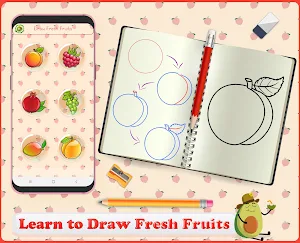 Learn How to Draw Fresh Fruits Screenshot 0
