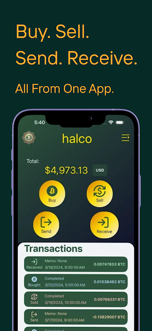 halco - halal crypto platform Screenshot 1