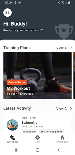 B Active Hub Screenshot 0