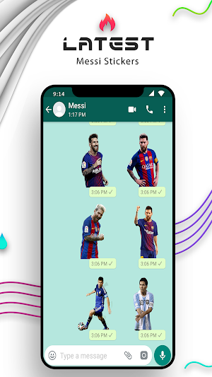 WAStickerApps - Messi Stickers Screenshot 1