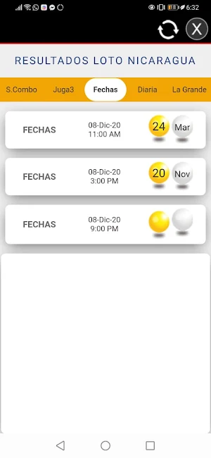 Diaria Nica Resultados Screenshot 2