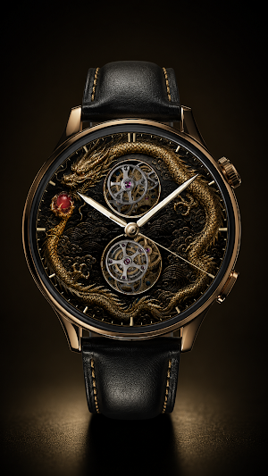 Ryu Dragon Japanese Watch Face Screenshot 0