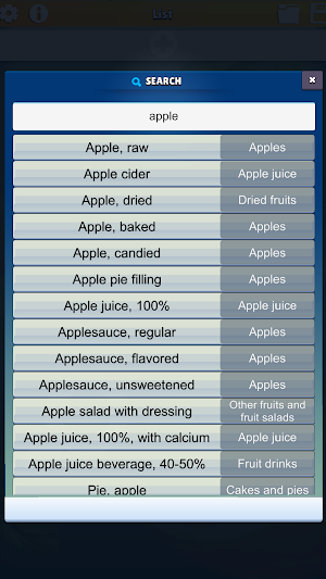 Calori Compass Screenshot 3
