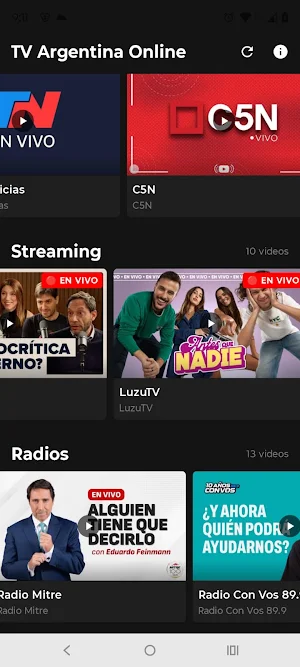 TV Abierta Argentina Screenshot 3