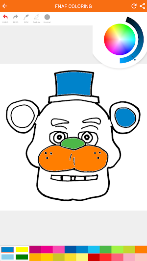 Five Coloring Nightmare Pages Screenshot 1