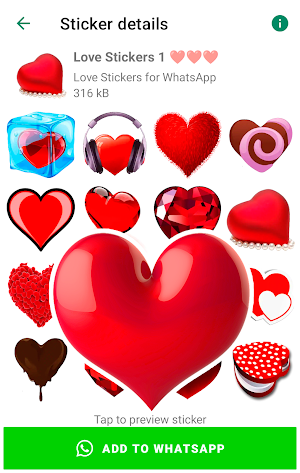 Love Stickers - WASticker Screenshot 0