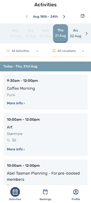 Step Ahead Bookings Screenshot 0