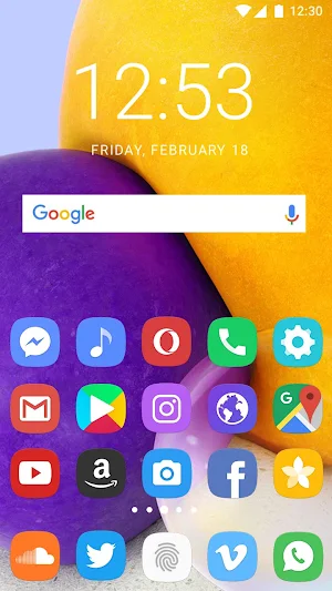 Theme for Samsung Galaxy A72 Screenshot 1