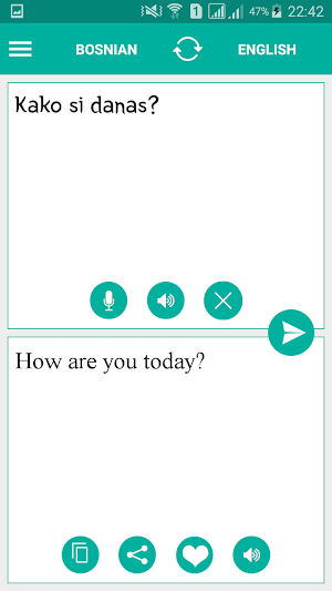 Bosnian English Translator Screenshot 1