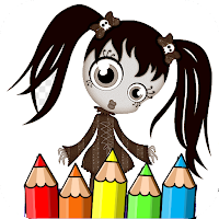 coloring scary horror