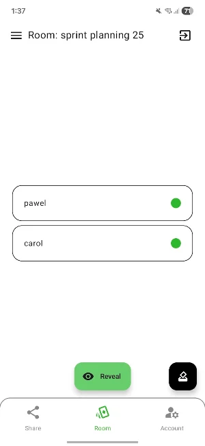 Simple Planning Poker Screenshot 3