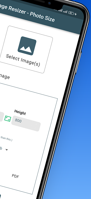 Image Resizer - Photo Size Screenshot 1