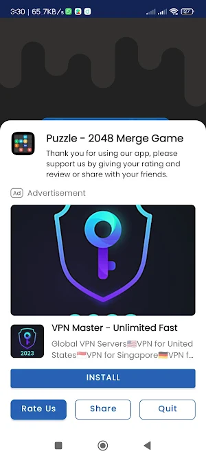 Puzzle - 2048 Merge Game Screenshot 2
