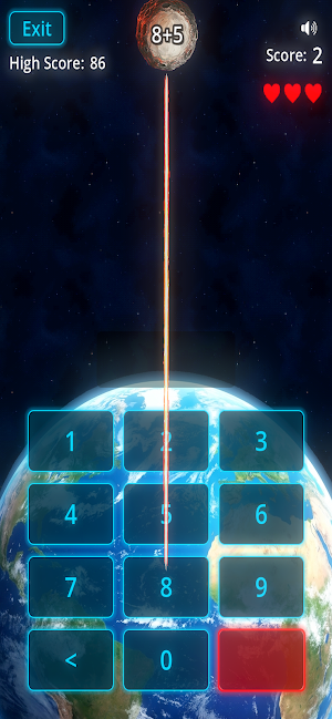MathStar - Earth Defender Screenshot 1