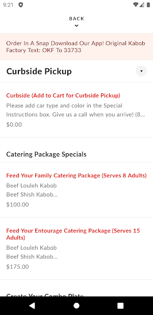 Original Kabob Factory Screenshot 2