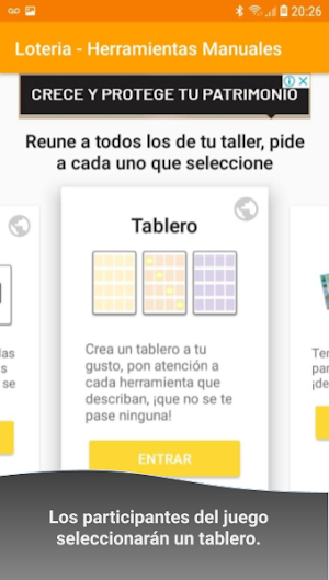 Baraja y Carta - Lotería de Herramientas Screenshot 2