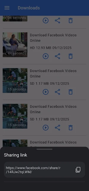 FB Video Downloader - Downvid Screenshot 3