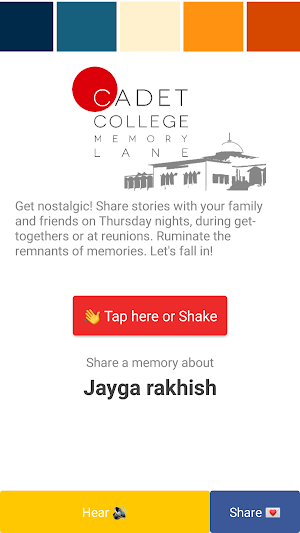 Cadet College Memory Lane Screenshot 1