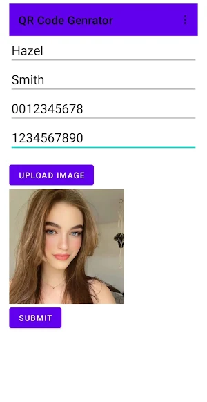 QR Code Genrator Screenshot 1