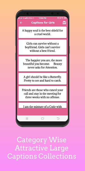 Captions for Photos 2021 : Captions for Instagram Screenshot 2