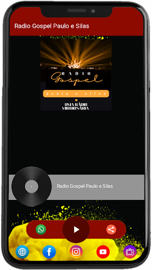 Radio Gospel Paulo e silas Screenshot 2