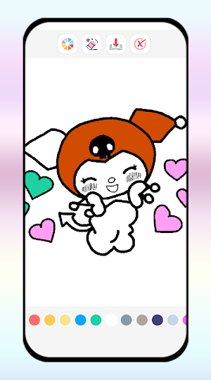 Coloring book For Kuromi Town Screenshot 3