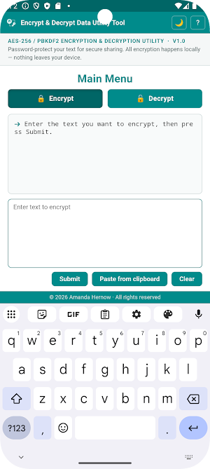 Encrypt & Decrypt Utility Tool Screenshot 2