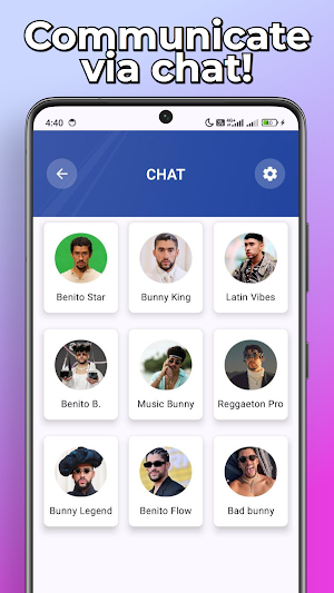 Bad Bunny Fake Video Call Chat Screenshot 2