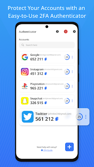 Authenticator app - 2 factor Screenshot 0