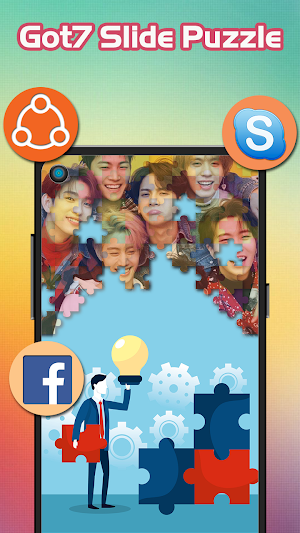 Challenge Got7 Slide Puzzle Screenshot 0