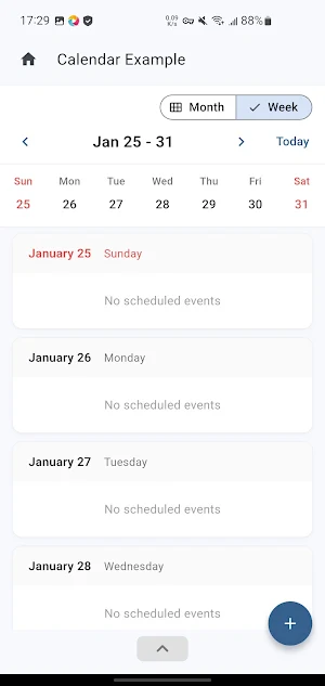 MWE Calendar Screenshot 2