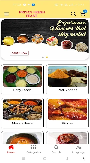 PRIYA'S FRESH FEAST Screenshot 0