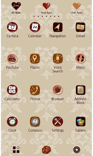 Chocolate Love  Theme +HOME Screenshot 1