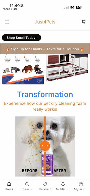 Just4Pets.Co Screenshot 3