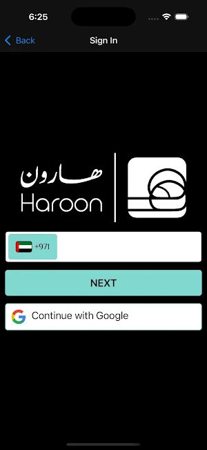 Haroon Advisors Screenshot 2