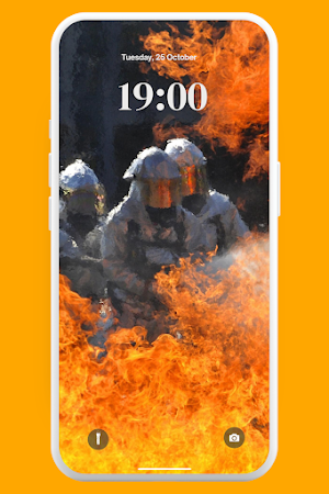 Firefighter Wallpaper 4K Screenshot 2