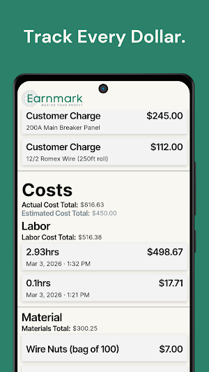 Earnmark Screenshot 1
