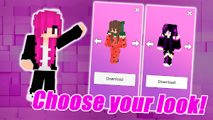 Girl Skins for Minecraft PE Screenshot 0