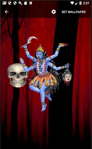 4D Kali Maa Live Wallpaper Screenshot 2