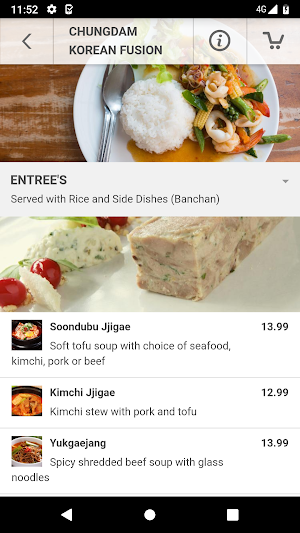 Chungdam Korean Fusion Screenshot 2