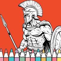 Brave Warrior Coloring Book