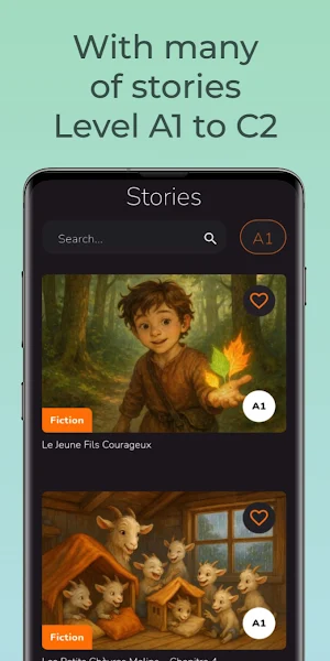 LearnCast — French Stories Screenshot 1