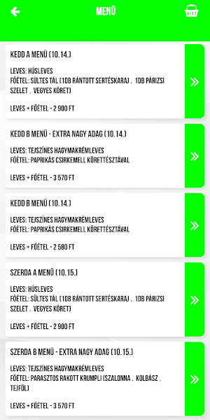 Piac Kisvendéglő Screenshot 1