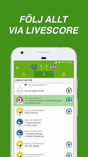 Superettan Officiell Screenshot 2