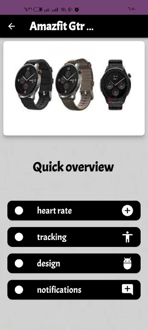 Amazfit Gtr Smartwatch guide Screenshot 2