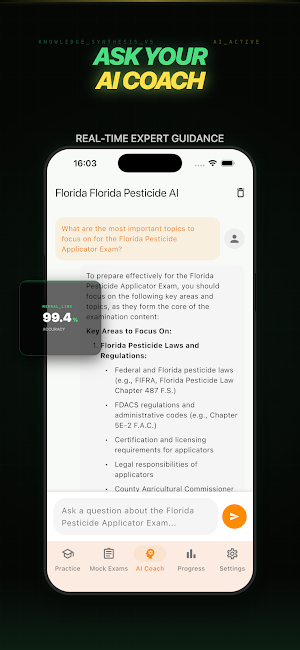 FL Pesticide Applicator Exam Screenshot 2