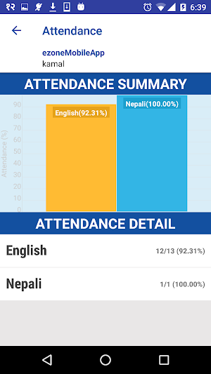 eSchool App by eZone Screenshot 2