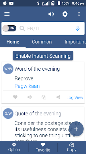 English To Filipino Dictionary Screenshot 0
