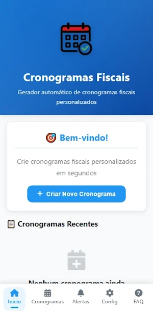 Gerador de Cronograma Fiscal Screenshot 0