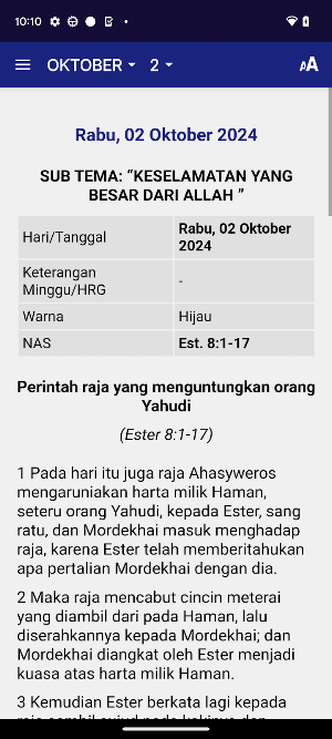 Almanak GKE Screenshot 3